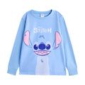 Blue-Pink - Lifestyle - Lilo & Stitch Girls Stitch & Angel Long Pyjama Set (Pack of 2)