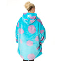Blue - Back - Monsters Inc Unisex Adult Sully Hoodie Blanket