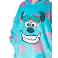 Blue - Side - Monsters Inc Unisex Adult Sully Hoodie Blanket