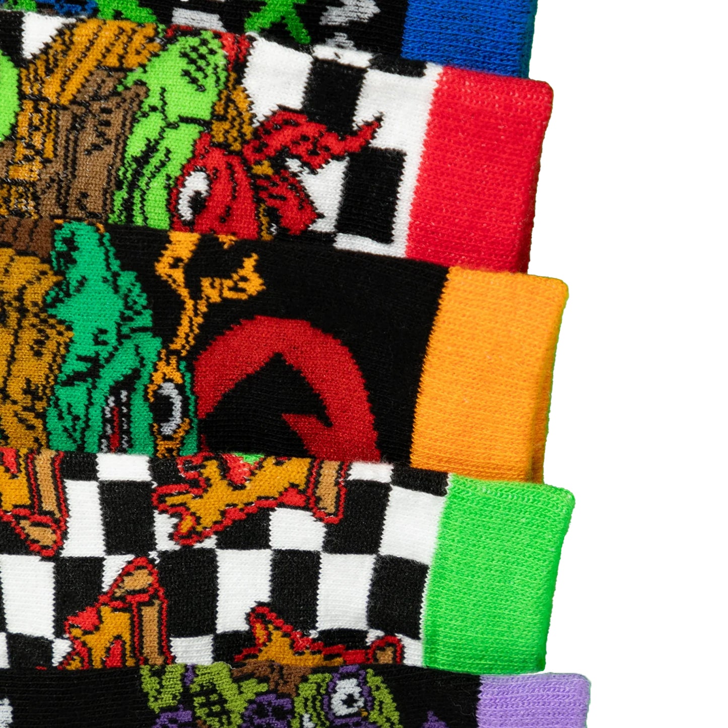 Multicoloured - Back - Teenage Mutant Ninja Turtles Boys More Skate Less Hate Socks