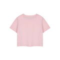 Pink - Back - Hello Kitty Womens-Ladies Club Short-Sleeved Crop T-Shirt
