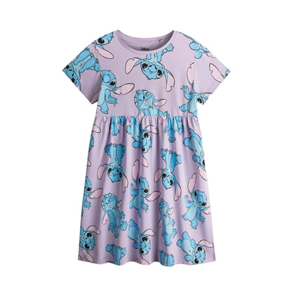 Purple-Black - Lifestyle - Lilo & Stitch Girls Stitch Character Dress Set (Pack of 2)