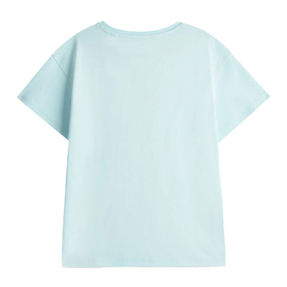 Pink-Blue - Lifestyle - Lilo & Stitch Girls Stitch & Angel Short-Sleeved T-Shirt (Pack of 2)