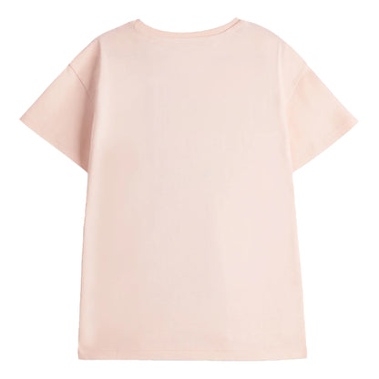 Pink-Blue - Close up - Lilo & Stitch Girls Stitch & Angel Short-Sleeved T-Shirt (Pack of 2)
