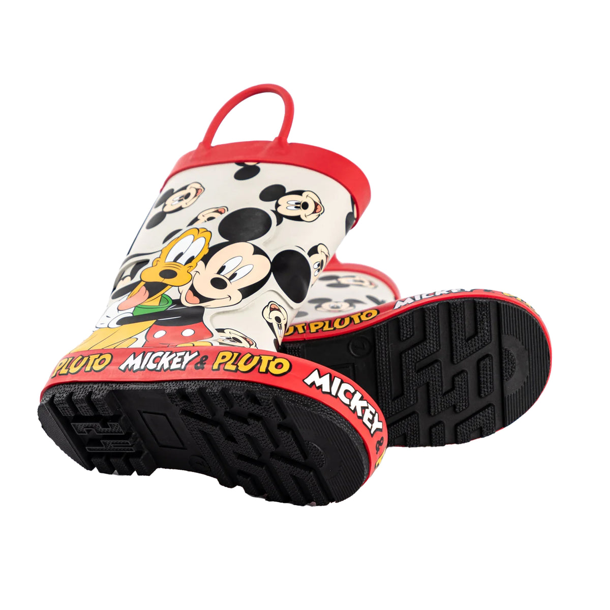 Multicoloured - Lifestyle - Disney Boys Mickey & Pluto Wellington Boots