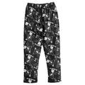 Black-White - Side - The Nightmare Before Christmas Mens Jack Skellington Short-Sleeved Long Pyjama Set