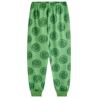 Multicoloured - Side - Marvel Avengers Boys Spiderman, Hulk, Captain America Long-Sleeved Long Pyjama Set (Pack of 3)