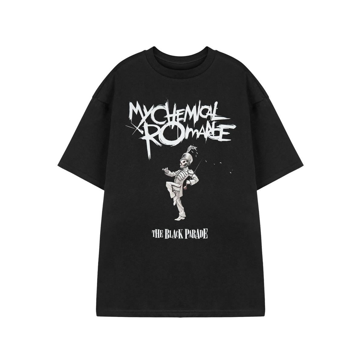 Black - Front - My Chemical Romance Unisex Adult Marching Band Short-Sleeved T-Shirt