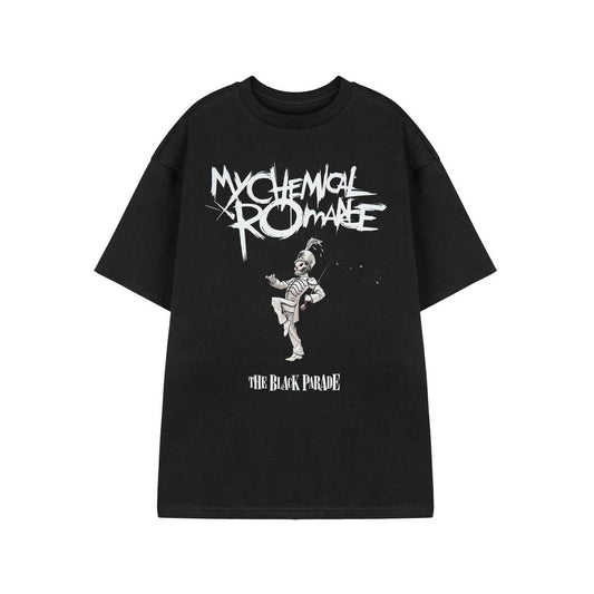Black - Front - My Chemical Romance Unisex Adult Marching Band Short-Sleeved T-Shirt