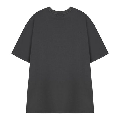 Grey - Back - Star Wars The Mandalorian Mens Short-Sleeved T-Shirt