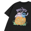 Black - Side - Lilo & Stitch Girls Boo Crew Short-Sleeved T-Shirt