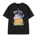 Black - Front - Lilo & Stitch Girls Boo Crew Short-Sleeved T-Shirt
