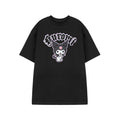 Black - Front - Hello Kitty & Friends Womens-Ladies Kuromi Cheeky Short-Sleeved T-Shirt