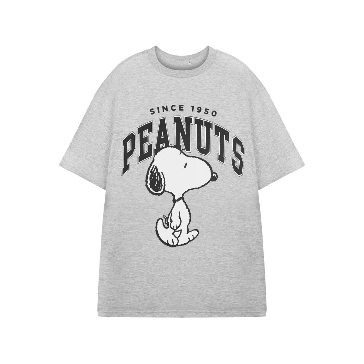 Grey - Front - Peanuts Mens Since 1950 Snoopy Short-Sleeved T-Shirt