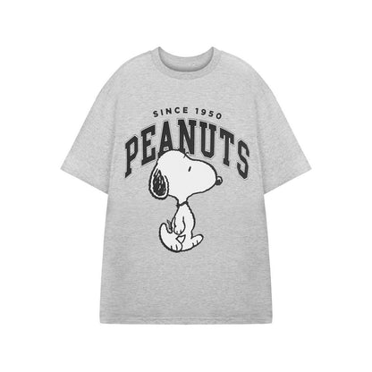 Grey - Front - Peanuts Mens Since 1950 Snoopy Short-Sleeved T-Shirt