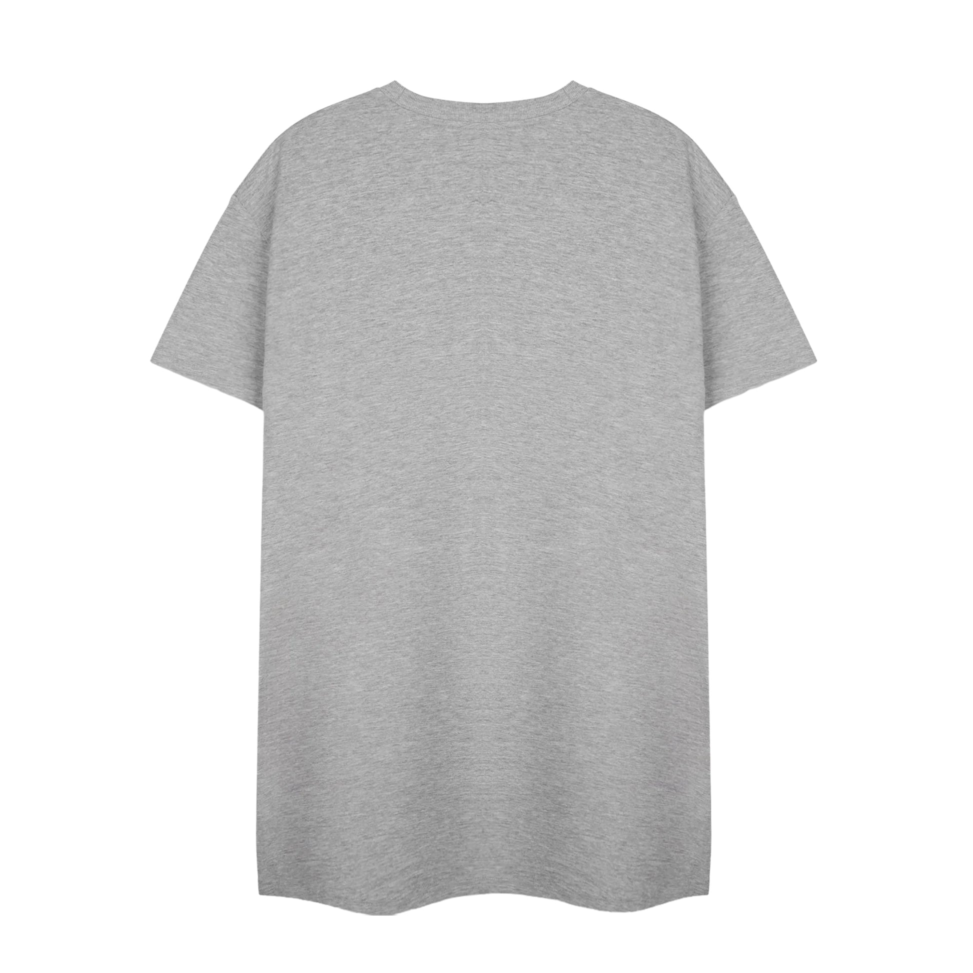 Grey - Back - Peanuts Womens-Ladies Sleep Society Snoopy Short-Sleeved Nightdress