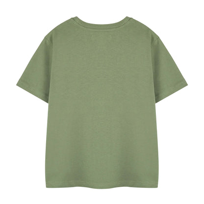 Green - Back - Fantastic Mr Fox Childrens-Kids Short-Sleeved T-Shirt