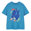 Blue - Front - Sonic The Hedgehog Boys I Am 4 Short-Sleeved Birthday T-Shirt