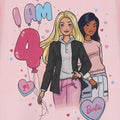 Pink - Back - Barbie Girls Short-Sleeved 4th Birthday T-Shirt