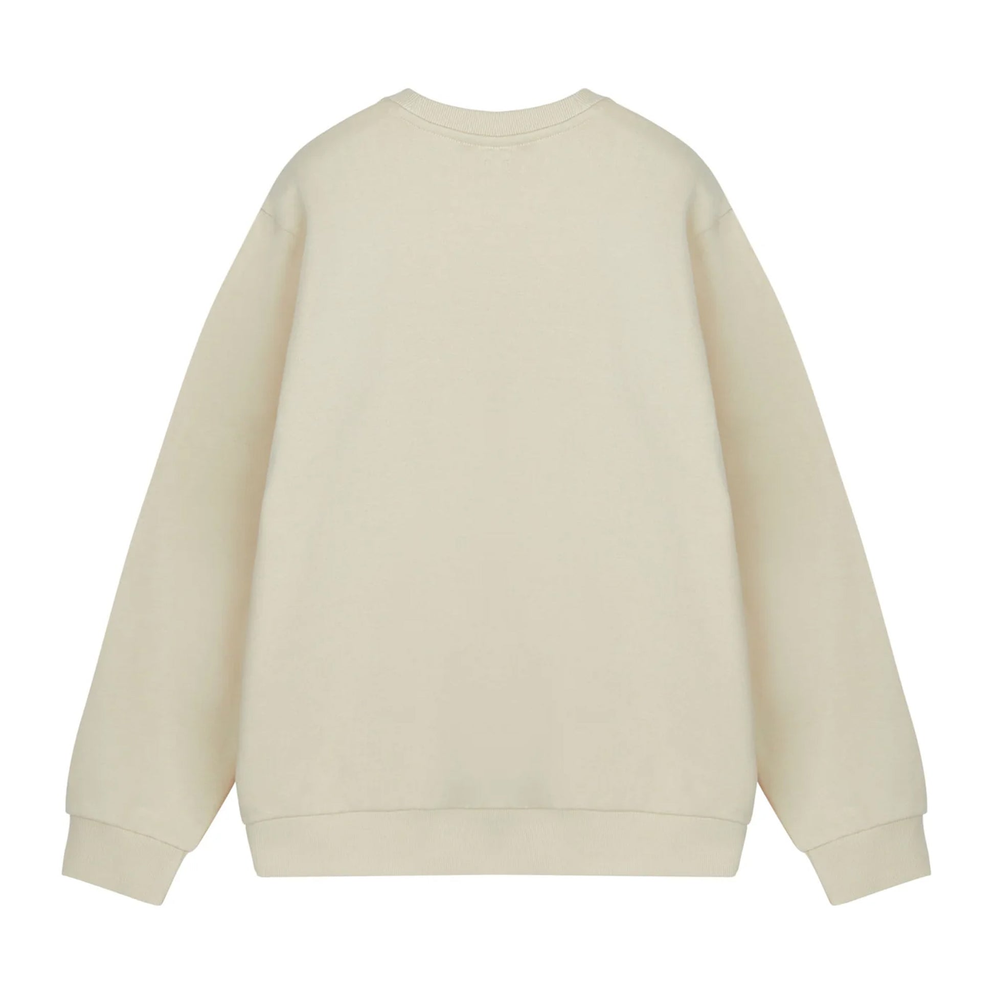 Oatmeal - Back - Peanuts Unisex Adult Snoopy Tennis Sweatshirt
