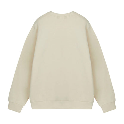 Oatmeal - Back - Peanuts Unisex Adult Snoopy Tennis Sweatshirt