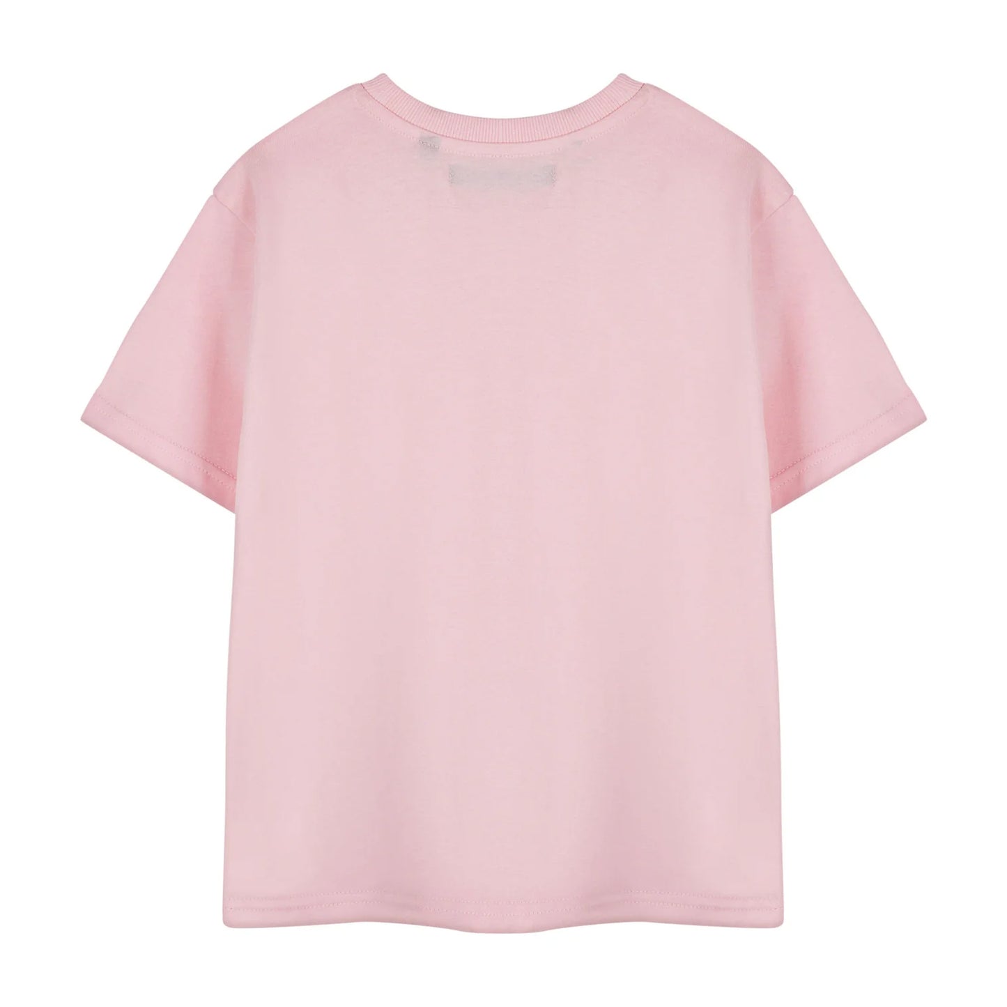 Pink - Back - Minecraft Girls Pixel Hearts Short-Sleeved T-Shirt