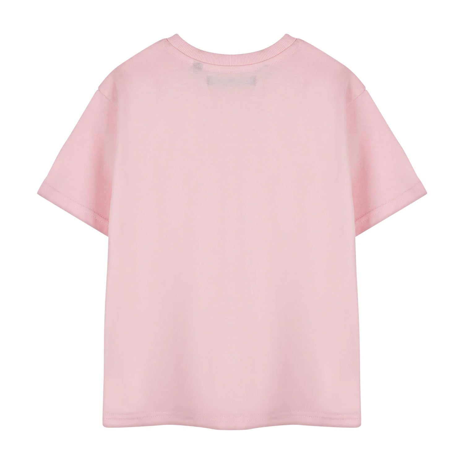 Pink - Back - Minecraft Girls Pixel Hearts Short-Sleeved T-Shirt