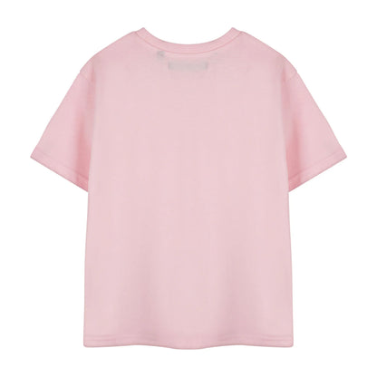 Pink - Back - Minecraft Girls Pixel Hearts Short-Sleeved T-Shirt