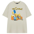 Beige - Front - The Simpsons Mens Sofa Short-Sleeved T-Shirt