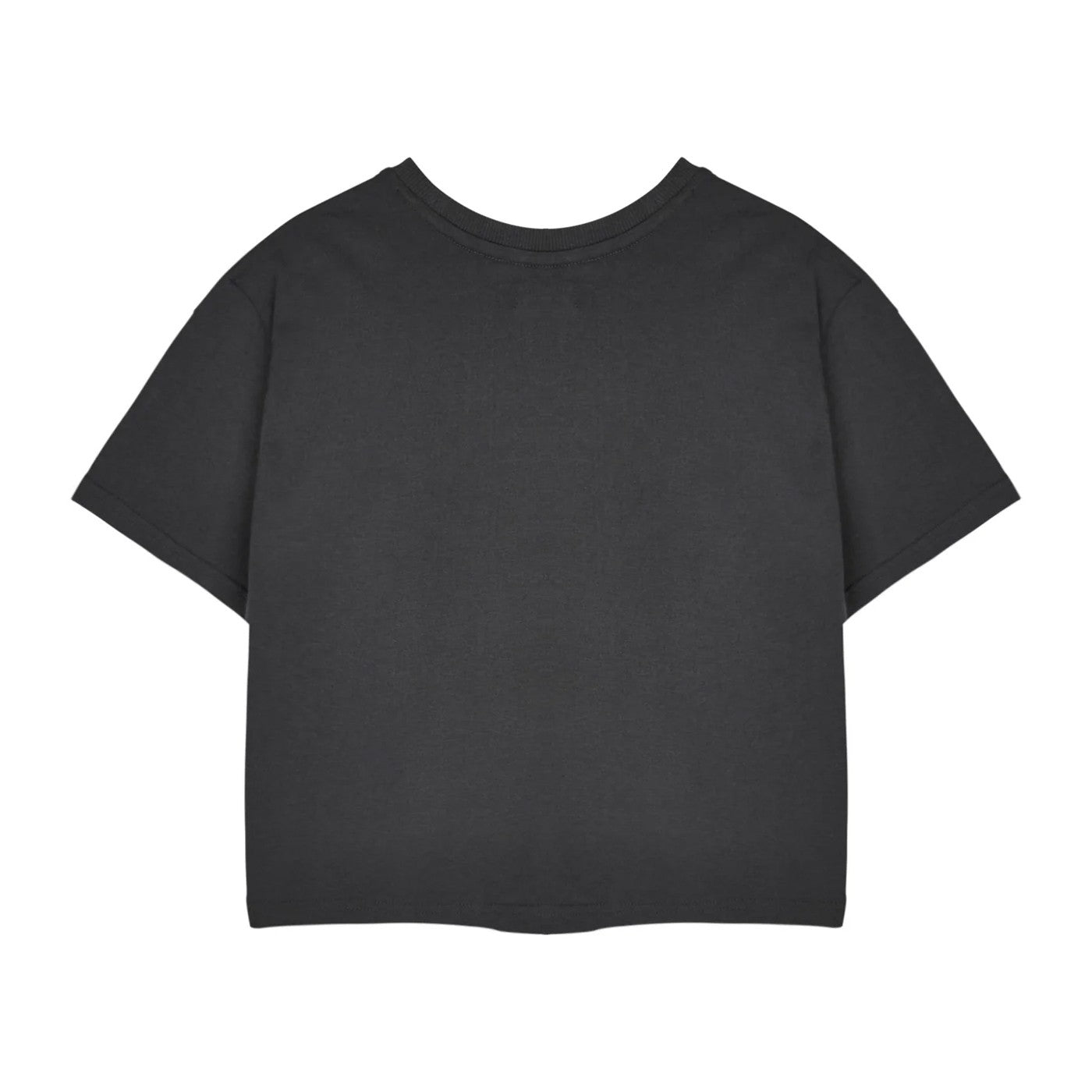 Grey - Back - Hello Kitty & Friends Womens-Ladies Cropped Short-Sleeved T-Shirt