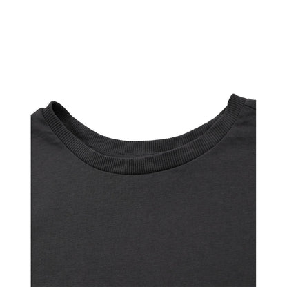 Grey - Side - Hello Kitty & Friends Womens-Ladies Cropped Short-Sleeved T-Shirt