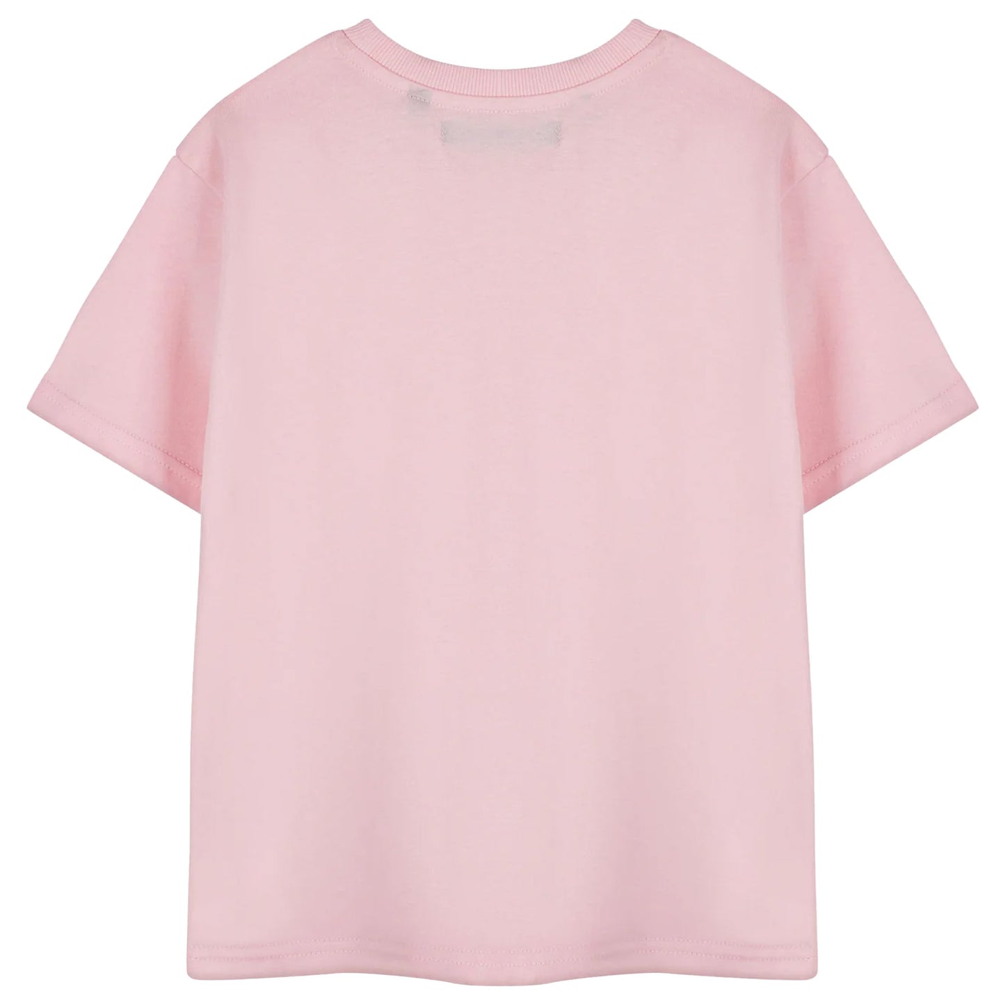 Pink - Back - Minecraft Girls Pixel Hearts Short-Sleeved T-Shirt