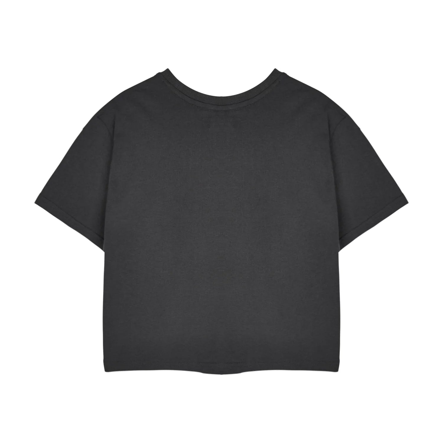 Grey - Back - Star Wars The Mandalorian Womens-Ladies Grogu Cropped Short-Sleeved T-Shirt