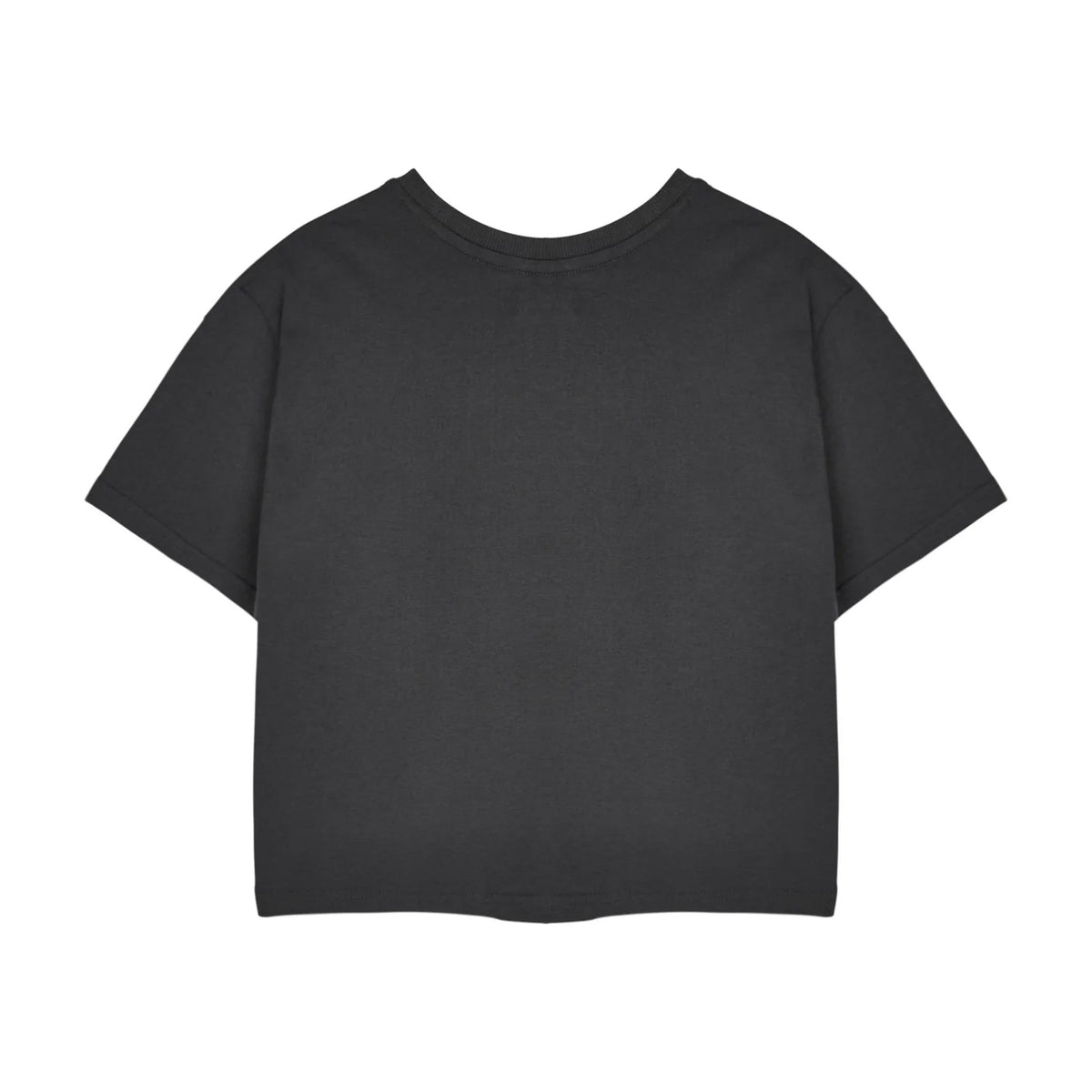 Grey - Back - Star Wars The Mandalorian Womens-Ladies Grogu Cropped Short-Sleeved T-Shirt
