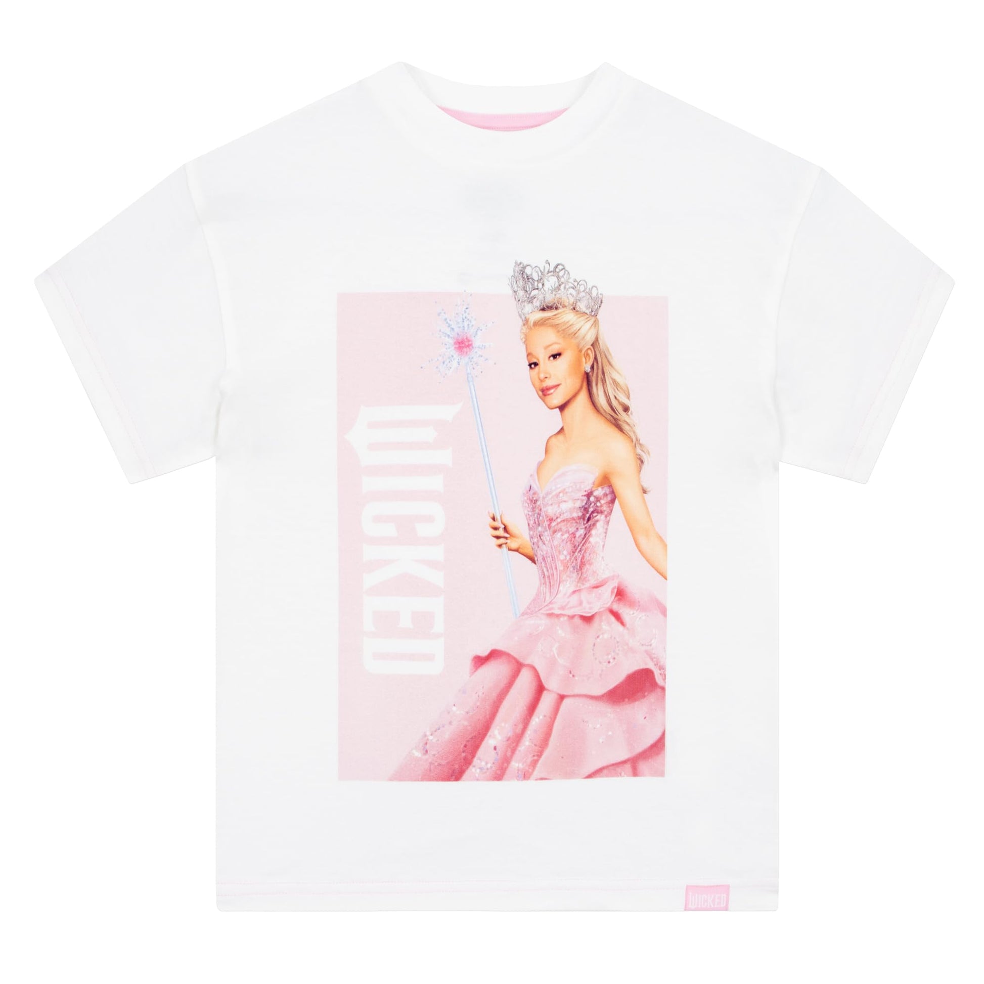Multicoloured - Front - Wicked Girls Glinda Short-Sleeved T-Shirt