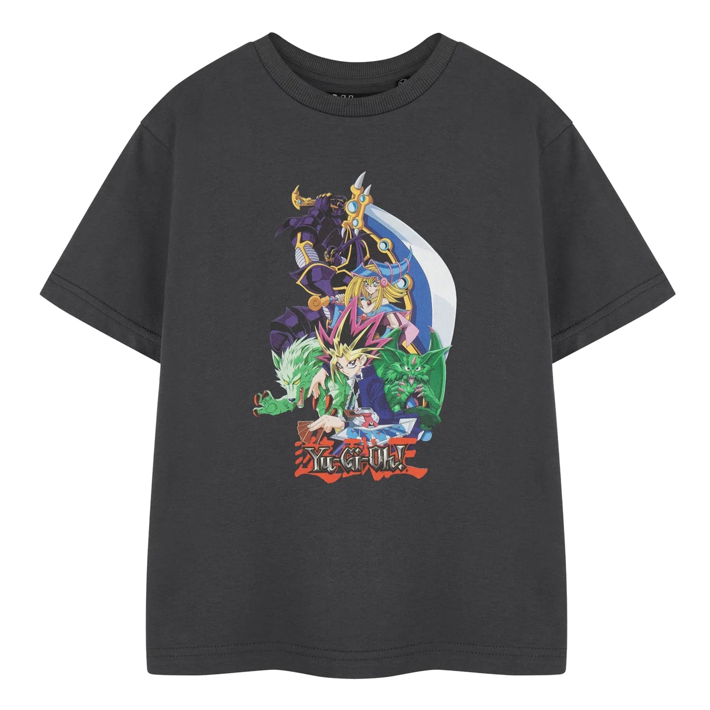 Grey - Front - Yu-Gi-Oh! Boys Multi Character T-Shirt