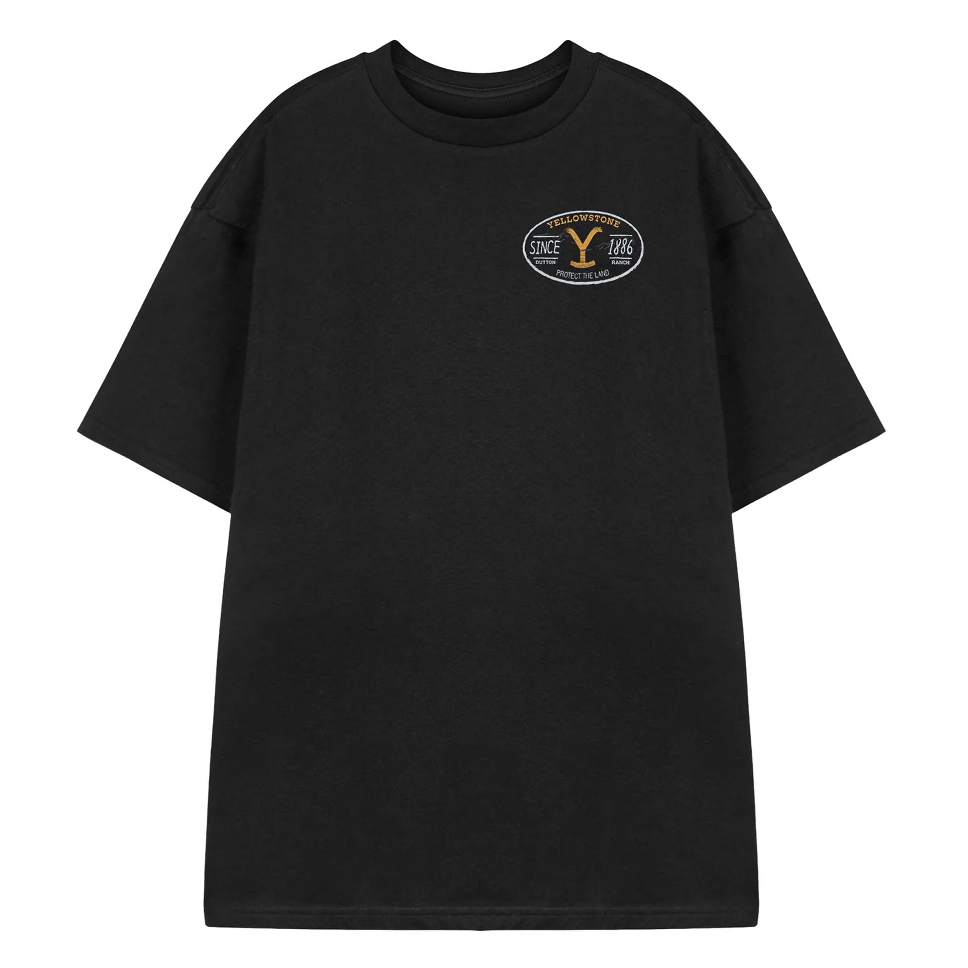 Black - Front - Yellowstone Mens Ride For The Brand Short-Sleeved T-Shirt