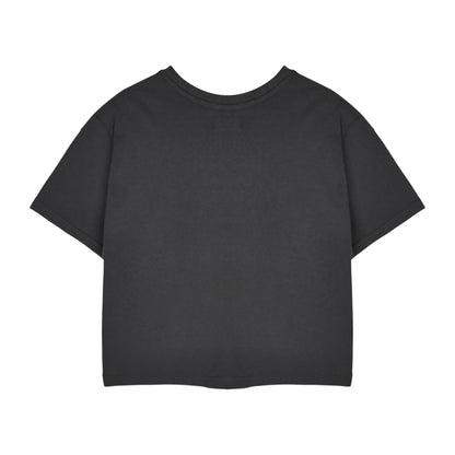 Aluminium Grey - Back - Monster High Womens-Ladies Alumni Short-Sleeved Crop T-Shirt