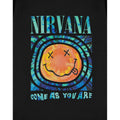 Black - Side - Nirvana Childrens-Kids Come As You Are Sweatshirt