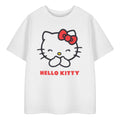 White - Front - Hello Kitty Girls Classic Short-Sleeved T-Shirt