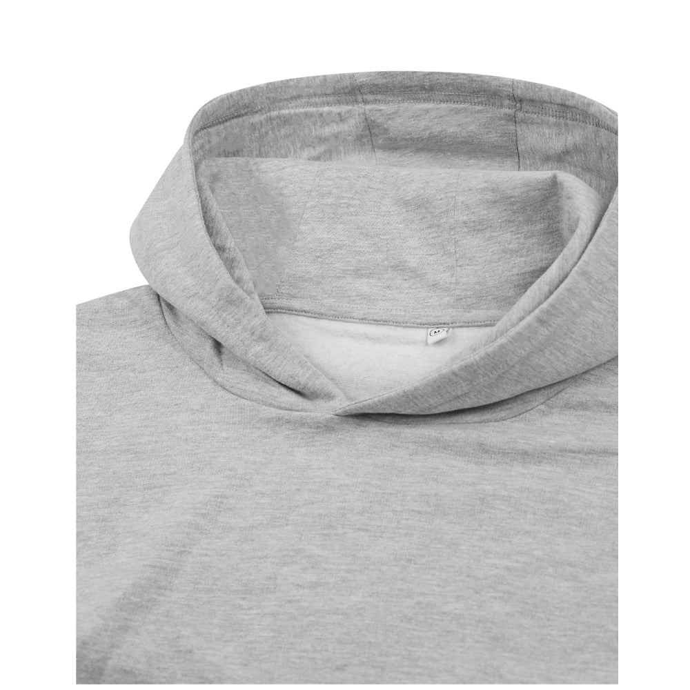 Grey - Side - Yale Unisex Adult Bulldog Hoodie