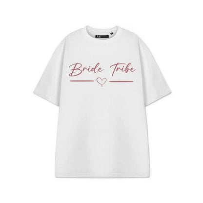 White - Front - Show Me The Merch Womens-Ladies Bride Tribe T-Shirt