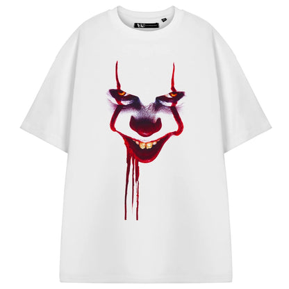White - Front - It Unisex Adult Character Short-Sleeved T-Shirt