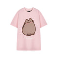 Pink-Brown - Front - Pusheen Womens-Ladies Blush Short-Sleeved T-Shirt