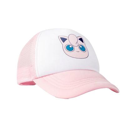 Pink - Front - Pokemon Girls Jigglypuff Trucker Cap
