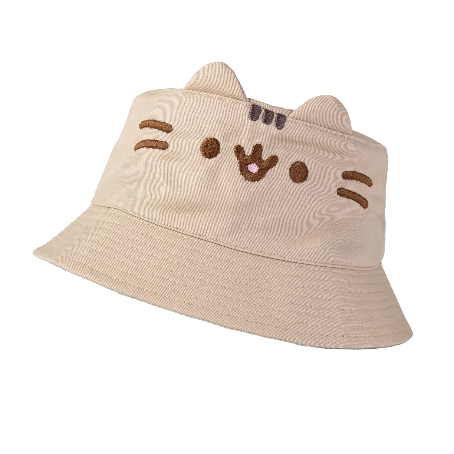 Beige - Side - Pusheen Girls Face Bucket Hat
