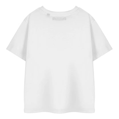 White - Back - Lilo & Stitch Girls Short-Sleeved T-Shirt
