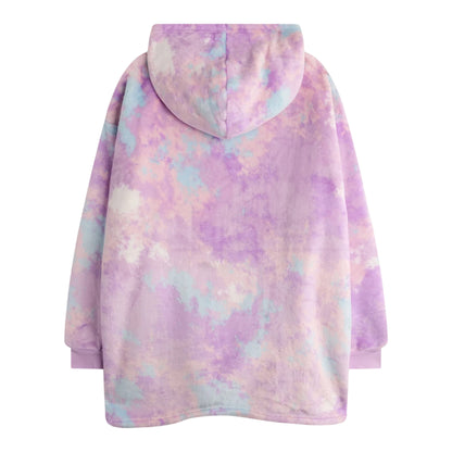Multicoloured - Back - Lilo & Stitch Girls Stitch Blanket Hoodie