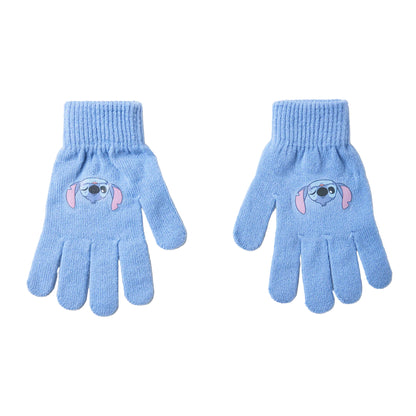 Blue - Lifestyle - Lilo & Stitch Girls Character Face Beanie & Gloves Set