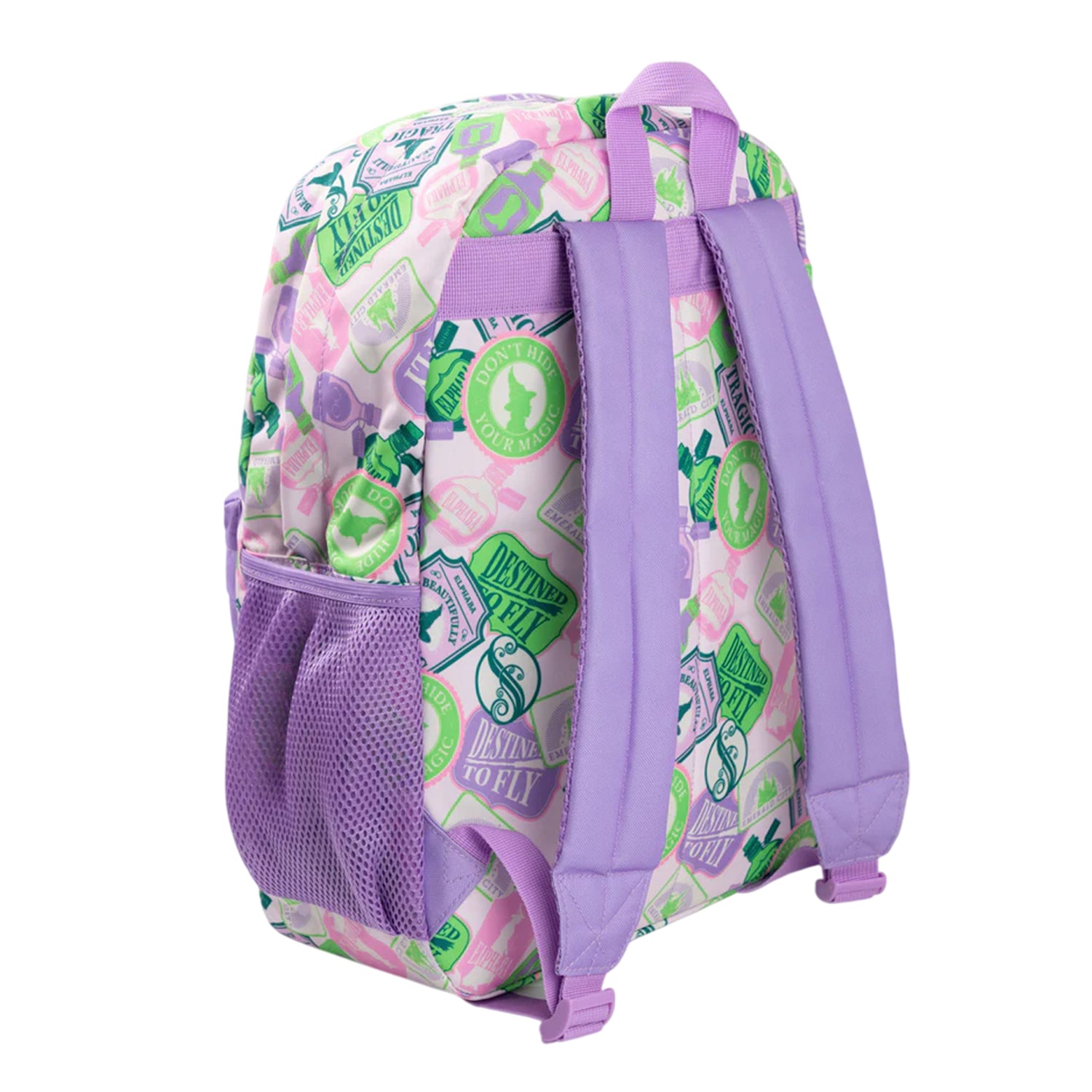 Purple - Back - Wicked Girls Icons Backpack
